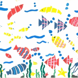 14-15年 上學期視藝作品(五六年級)